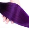 Purple Bundles Straight Bundles Human Hair 26 28 30 Inch Unprocessed Brazilian Virgin Hair Weave 3 Bundle Purple Straight Human Hair Extensions 50 Grams Per Bundle For Woman view 4