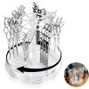 360 Rotating Scissor Holder,Acrylic Clear Shear Holder for Stylists,Hairdressers,Groomers|Smoothly Hanging Organizer fits Different Shapes and Sizes of Shears,Keeps Your Shears Neatly Organized view 1