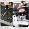 360 Rotating Scissor Holder,Acrylic Clear Shear Holder for Stylists,Hairdressers,Groomers|Smoothly Hanging Organizer fits Different Shapes and Sizes of Shears,Keeps Your Shears Neatly Organized view 4