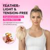 REECHO Ponytail Extension, 8" Short Mini Claw Clip Pony Tail Hair Extensions Natural Soft Feather-Light Tension-Free Ponytail Hairpiece for Women with Short Fine Thin Hair - Dark Grey with Light Ends view 2