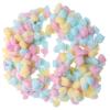 MAGICLULU 500g Cotton Balls for Face Cleansing, Small Soft Cotton Balls in Pink, Yellow, and Blue for Newborn Skin Care and Makeup Removal view 1