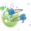 Umhje Whimsy Twee 2pcs Hair Clips for Women Vintage Funky Four Leaf Clover Hairpins Gifts Y2k Harajuku 2000s Accessories (Blue) view 2