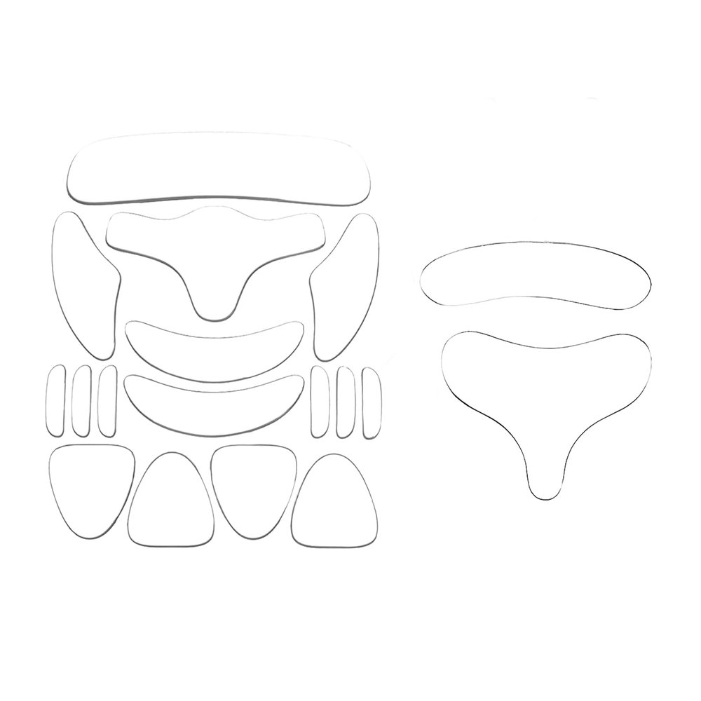 18 PCS Reusable Silicone Wrinkle Patches for Face, Neck & Chest Overnight Smoothing Facial Strips for Forehead, Frown Lines, Crows Feet, Smile Lines & Cleavage