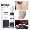 MIESCHER Exfoliating Black Rice Ampoule, Exfoliating Essence Serum, Daily Gentle Face & Body Care for Pore Refining & Hydration, Blackhead Remover, Deep Cleansing Exfoliation view 3