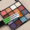 3 Pcs Flat Concealer Brush Extra Small Flat Applicator Brush Rounded For Blending Brow Single Eyeshadow Brushes Versatile Makeup Tool For Precise Application And Flawless Finish Black view 3