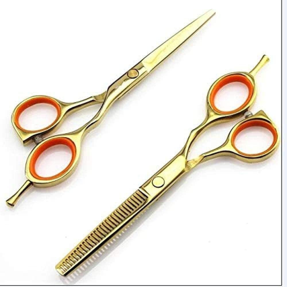 Barber scissors Hairdressing Scissors Set 6 Inch Professional Barber Scissors Hair Thinning Scissors Barber Shears Hair Cutting Scissors for Men Women Kids Suitable for Barber/Hairdresser/Hair Salon/H