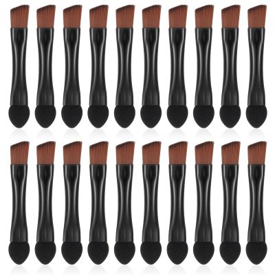 20 Pcs Eyeshadow Applicators Disposable Dual Side Eye Shadow Applicator Sticks Small Eyeshadow Brush Makeup Brushes