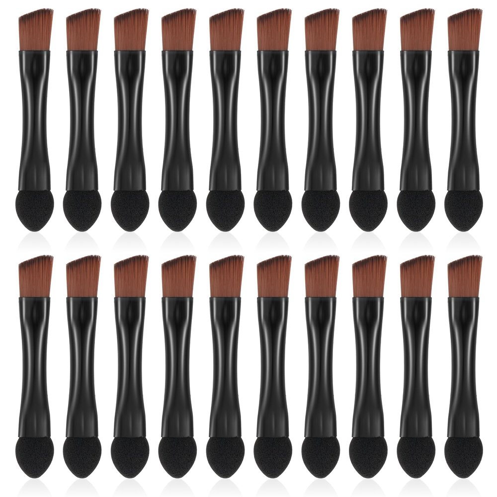 20 Pcs Eyeshadow Applicators Disposable Dual Side Eye Shadow Applicator Sticks Small Eyeshadow Brush Makeup Brushes