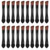 20 Pcs Eyeshadow Applicators Disposable Dual Side Eye Shadow Applicator Sticks Small Eyeshadow Brush Makeup Brushes view 1