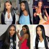 #1B Straight Bundles Human Hair 16 18 20 Inch Human Hair Bundles Unprocessed Virgin 3 Bundles Human Hair Extensions 100G Per Bundle for Women Natural Black view 3