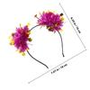 TINEASUR 4pcs Glitter Tinsel Star Headbands for Women, Sparkle Hair Accessories for Birthday, Festival, and Party Use, Bright Pink Decorative Hairbands view 2