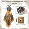 Funnysoft 3 Pcs Hair Wrap Scarf Net, Luxury Boho, Beige Yellow Gold view 2