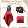 Funnysoft 3 Pcs Hair Wrap Scarf Net, Classic Minimalist, Red Black Green view 3