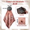 Funnysoft 3 Pcs Hair Wrap Scarf Net, Retro Western, Orange Black Green view 2