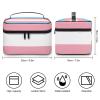 EOQIFJM Transgender Pride Flag Handheld Makeup Bag, Can Also Be Used As A Toiletry Bag view 2