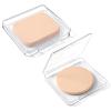 2 Pcs Makeup Sponges with Travel Case, Foundation Sponge Square Round Makeup Sponge Replacement Face Sponges for Cosmetic All Skin Types, Pink view 1