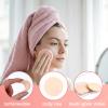2 Pcs Makeup Sponges with Travel Case, Foundation Sponge Square Round Makeup Sponge Replacement Face Sponges for Cosmetic All Skin Types, Pink view 3