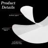 100 Pcs Eyeshadow Shield, Lint Free Eye Patches for Lash Extensions, 3.35" X 1.97" Eyeshadow Tape Eye Shadow Stencil, White Eyeshadow Stickers Prevent Makeup Residue for Eyeliner & Makeup view 3