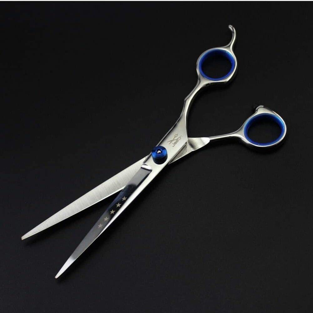 Hairdressing Scissors Professional Razor Barber Scissors Kit Coiffure Hairdresser Barber Man B Flat Cut 6 inch