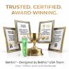 Bekhic Manscape Groin & Body Hair Trimmer for Men Waterproof Pubic Hair Shaver & Ball Groomer with LED Light No-Nick Ceramic Blade, 90-Min Runtime, Cordless Wet/Dry Clipper for Sensitive Skin view 4