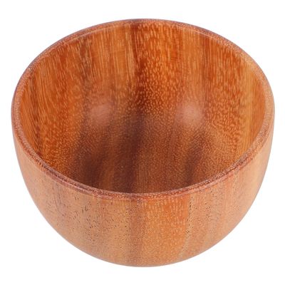 LALADEFIEE Wooden Shaving Bowl for Men, Small Soap Shaving Container, Lightweight Beard Lather Bowl, Travel and Household Shave Supply