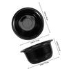 BEBEMOKO Reusable Plastic Shaving Soap Bowl for Men with Lid, Beard Shave Cup Holder, Lightweight Shaving Cream Container for Travel and Home Use view 2