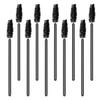 DECORNIJIA Disposable Eyelash Brush Comb, 50pcs Black Mini Angled Eyelash Mascara Wands, Synthetic Fiber Makeup Applicators for Salon and Home Use view 1