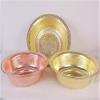 Hand-Hammered Copper Basin Portable Pedicure Foot Soak Bowls | Pedicure Tub Bowls for Feet Foot Washing Basin for Camping Picnic Incinerator Barrel(Brass,40cm) view 3