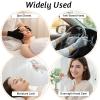 4 Pairs Fingerless Cotton Gloves, Unisex Hand Moisturizer Gloves, Moisturizing Glove Overnight Hydration, Eczema Glove for Dry Hands Sleeping Spa (Black, White, and Gray) view 4