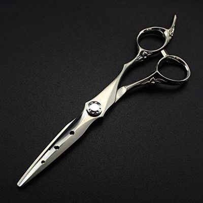 Professional 9Cr Steel 6 Upscale Matte Hair Scissors Haircut Thinning Barber Hair Cutting Hairdressing Scissors Set with Bag-Cutting(Cutting)