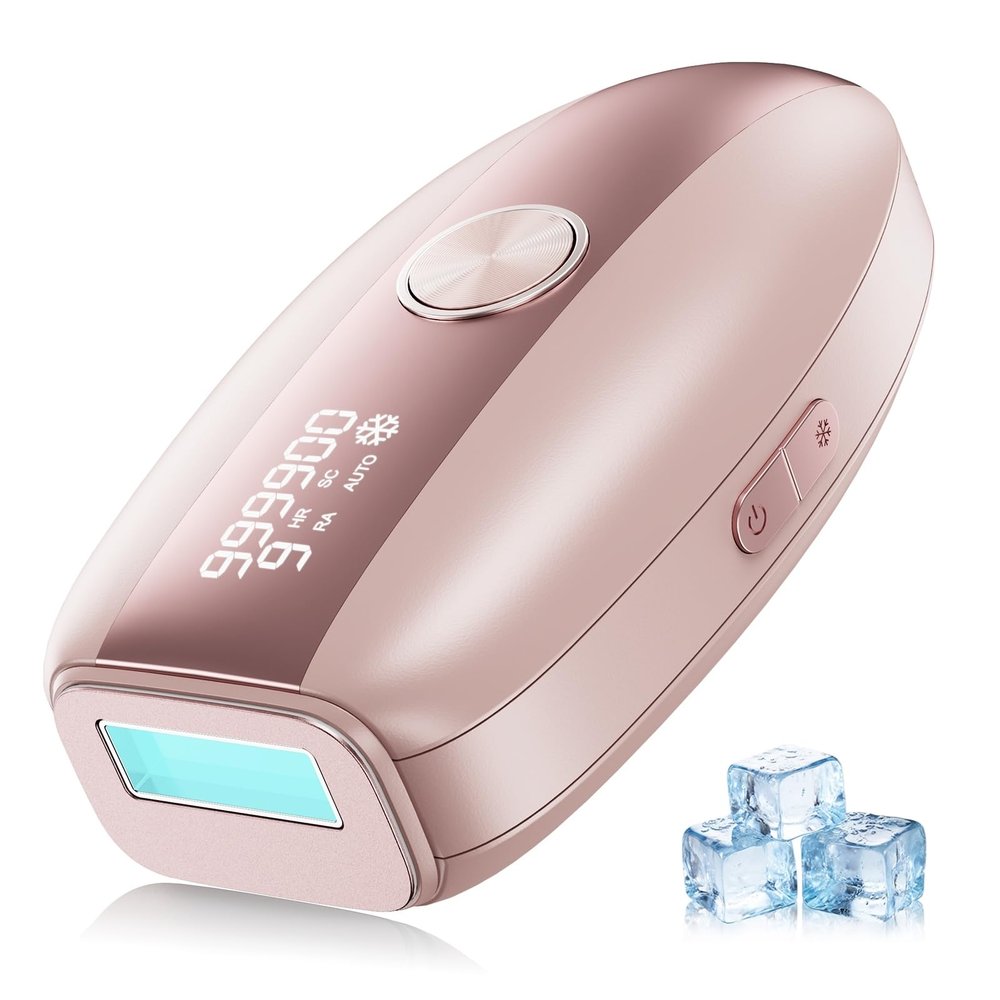 Laser Hair Removal for Women,At-home 5 Ice-Cooling IPL Hair Removal Device