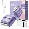 UNIMIKO Electric Razors for Women, Waterproof Wet Dry Mini Electric Shaver for Women - Cordless Rechargeable Foil Shaver for Hair Removal, Legs, Face, Body, Bikini,Sensitive Skin, Teens (Purple) view 1