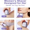 UNIMIKO Electric Razors for Women, Waterproof Wet Dry Mini Electric Shaver for Women - Cordless Rechargeable Foil Shaver for Hair Removal, Legs, Face, Body, Bikini,Sensitive Skin, Teens (Purple) view 3