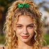 Jaciya 12 Pack Elastics Hair Scrunchies Elastic Hair Bobbles Scrunchies Green Satin Hair Ties view 3