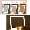 HJXGQJM Travel Makeup Bag with LED Mirror, Travel Makeup Bag with Light Up Mirror and Adjustable Dividers, Waterproof Makeup Train Case, Lighted Makeup Case with Detachable Mirror, Pink view 2