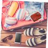 Outanaya Lipsticks Carrying Case with Built-in Mirror, Pu Leather Small Lipsticks Pouch, Wine Red Portable Lip Gloss Holder for Travel and Daily Use view 4