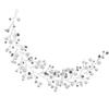 VILLCASE Pearl Bridal Hairband Silver Crystal Headdress for Women Wedding Hair Accessories Elegant Bride Headwear Suitable for Bridesmaids and Photo Props view 1