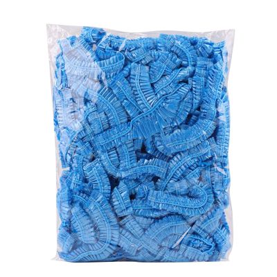 100 Pcs Disposable Shower Caps, Clear Waterproof Plastic Large Shower Cap for Men,Thick Elastic Reusable Hair Shower Cap for Women Salon,Hotel,Home Use,Travel,Spa,Hair Treatment Accessories