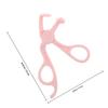 ARTIBETTER Wide Angle Eyelash Curler with Comb Teeth Pink Small Eyelashes Curling Clip for Travel and Home Use for Precise Lash Shaping and Curl view 2