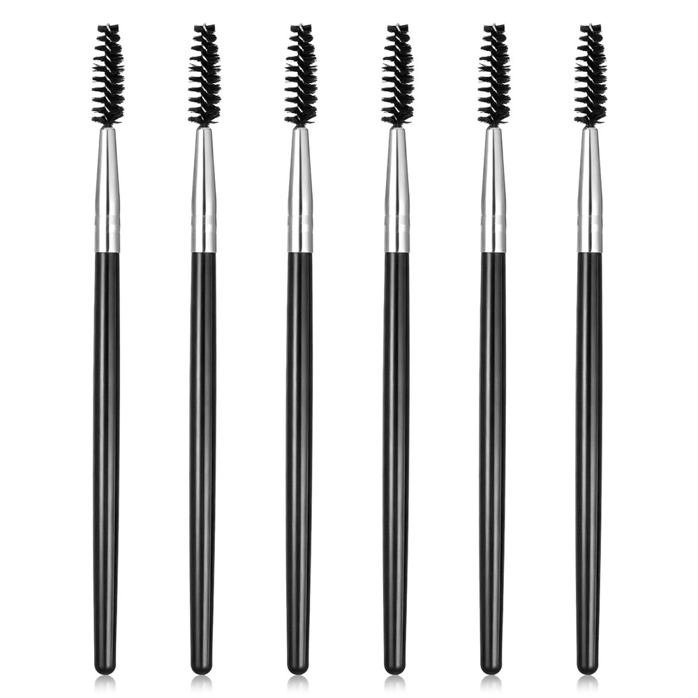 6Pcs Spoolies for Eyebrows Eyelash Brush Eyebrow Spoolie Brush Mascara Spoolies with Spoolie Mascara Wands Portable for Eyelash Extension Makeup Lifting Eyebrow