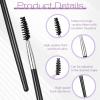 6Pcs Spoolies for Eyebrows Eyelash Brush Eyebrow Spoolie Brush Mascara Spoolies with Spoolie Mascara Wands Portable for Eyelash Extension Makeup Lifting Eyebrow view 3