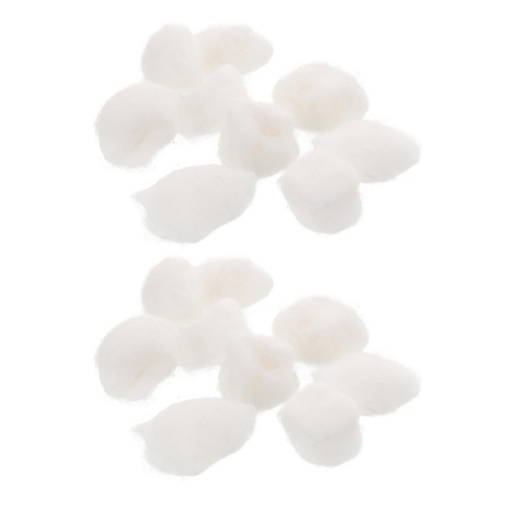 BEBEMOKO Multipurpose Organic Cotton Balls for Makeup and Gel Polish Removal, Soft Absorbent Cotton for Nail Care and Cosmetic Use, Disposable 500g Pack for Home and Salon