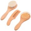 OSOLADY Bathing Brush 3pcs Set, Soft Body Exfoliating Scrubber for Newborns and Infants, Gentle Shower Cleaning Brush for Delicate Skin Bath Supplies view 1