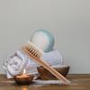 OSOLADY Bathing Brush 3pcs Set, Soft Body Exfoliating Scrubber for Newborns and Infants, Gentle Shower Cleaning Brush for Delicate Skin Bath Supplies view 3