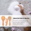 OSOLADY Bathing Brush 3pcs Set, Soft Body Exfoliating Scrubber for Newborns and Infants, Gentle Shower Cleaning Brush for Delicate Skin Bath Supplies view 4