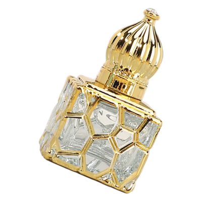 VILLCASE 10ml Electroplated Glass Roll-on Bottles for Essential Oils, Small Empty Perfume Sample Bottles with Light-blocking Design, Portable Aromatherapy Container for Travel and Daily Use