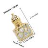VILLCASE 10ml Electroplated Glass Roll-on Bottles for Essential Oils, Small Empty Perfume Sample Bottles with Light-blocking Design, Portable Aromatherapy Container for Travel and Daily Use view 2
