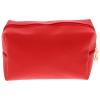 Wakauto Portable Red Pu Leather Lipstick Organizer Bag with Glitter, Mini Travel Makeup Pouch for Cosmetics and Toiletries Storage view 1