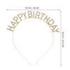 Outanaya 2pcs Birthday Rhinestone Headband Alloy Party Headdress for Women Birthday Celebration Hair Accessories view 2