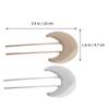 ARTIBETTER 2pcs Women Hair Accessories Metal Fan-shaped Hair Pins for Buns Gold and Silver Alloy for Elegant Updo view 2